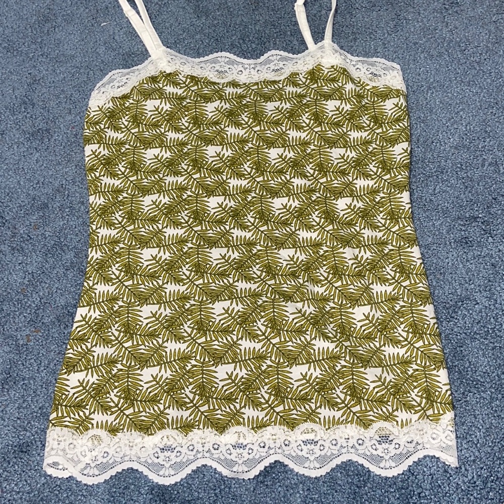 Ann Taylor Printed lace cami